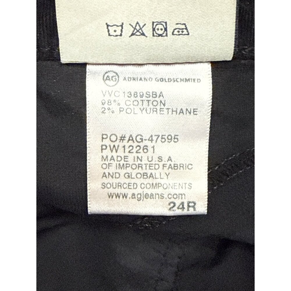 NEW AG Adriano Goldschmied Women's Pants Corduroy Legging Ankle Super Skinny 24R - Picture 12 of 13